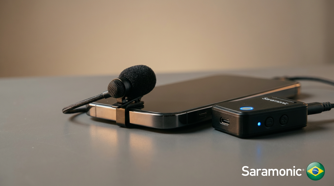 Microfone de lapela para celular vale a pena?