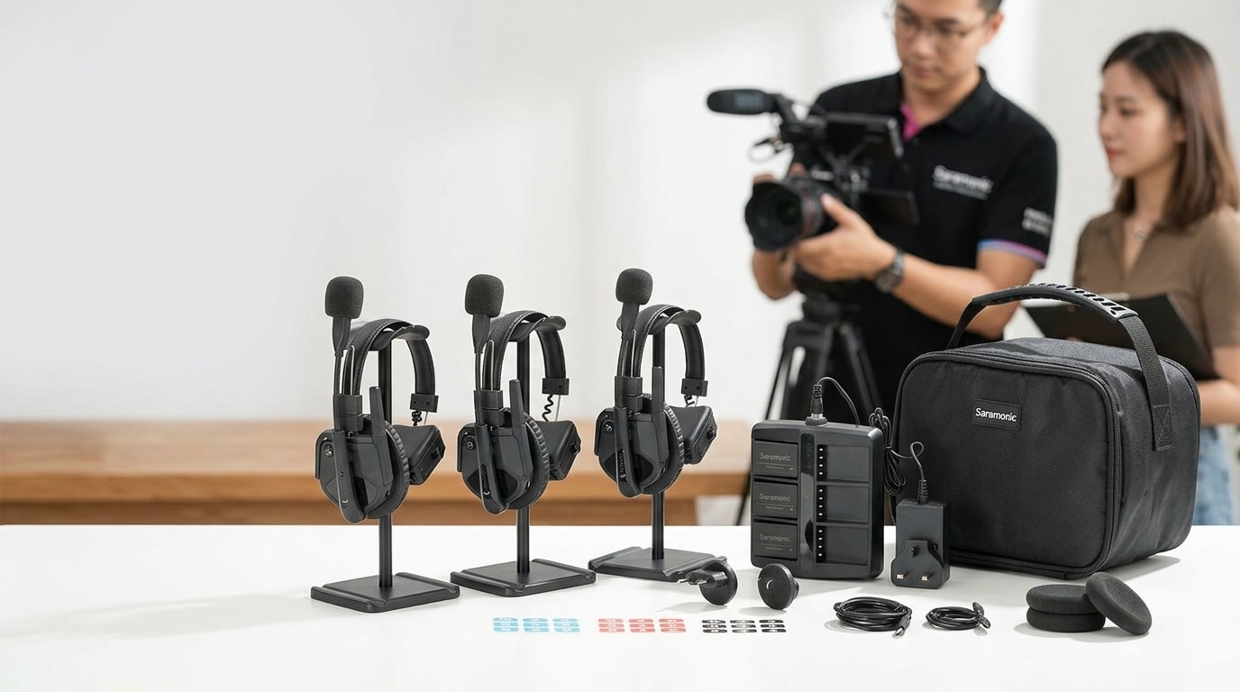WiTalk9SE-3S: O Sistema de Intercomunicação Sem Fio 2,4GHz que sua Equipe Precisa