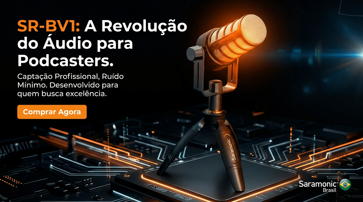 SR-BV1: A REVOLUÇÃO DO ÁUDIO PARA PODCASTERS